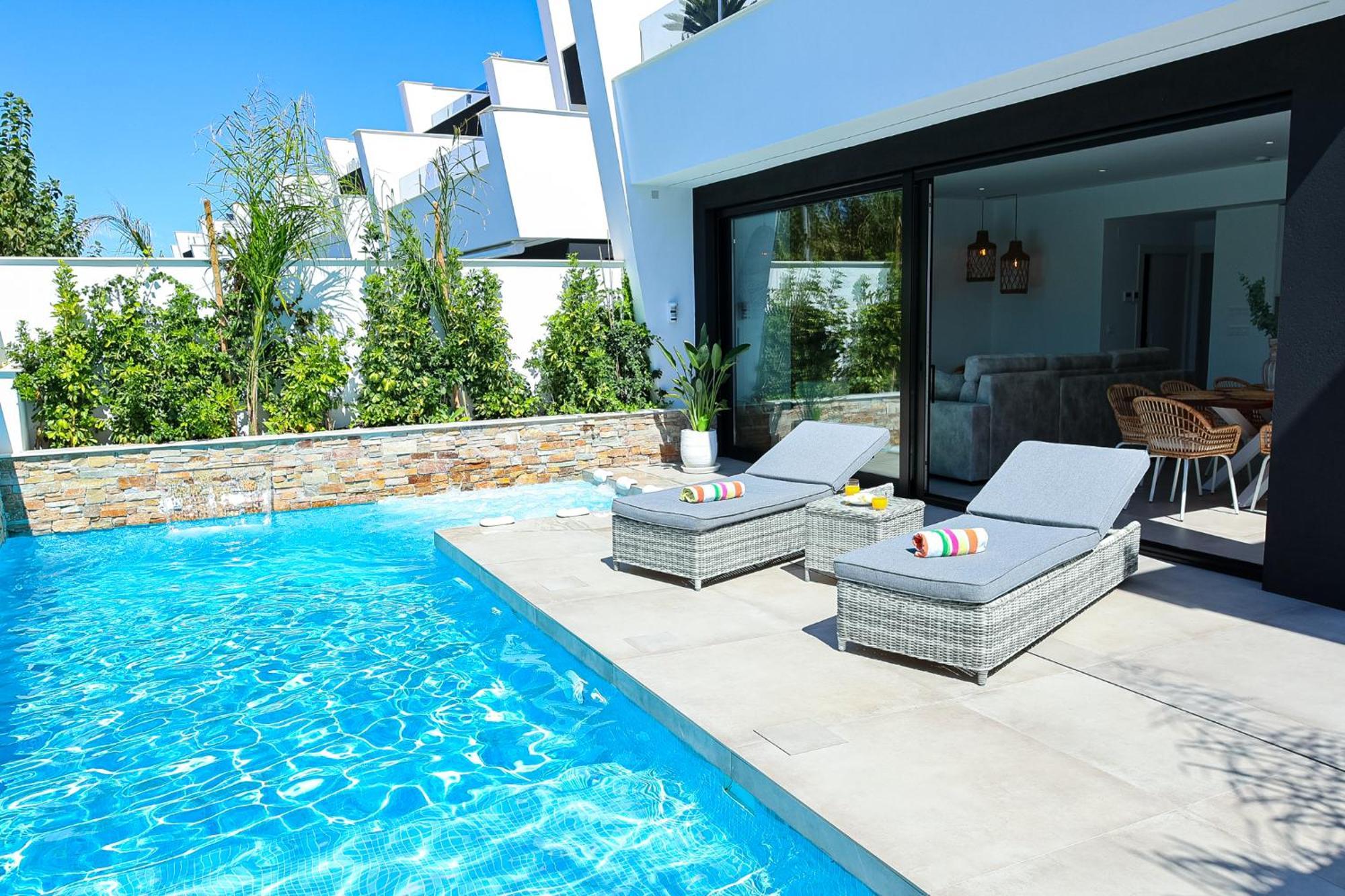 Villa Murcia - Private Heated Pool & Jacuzzi Santiago de la Ribera Kültér fotó